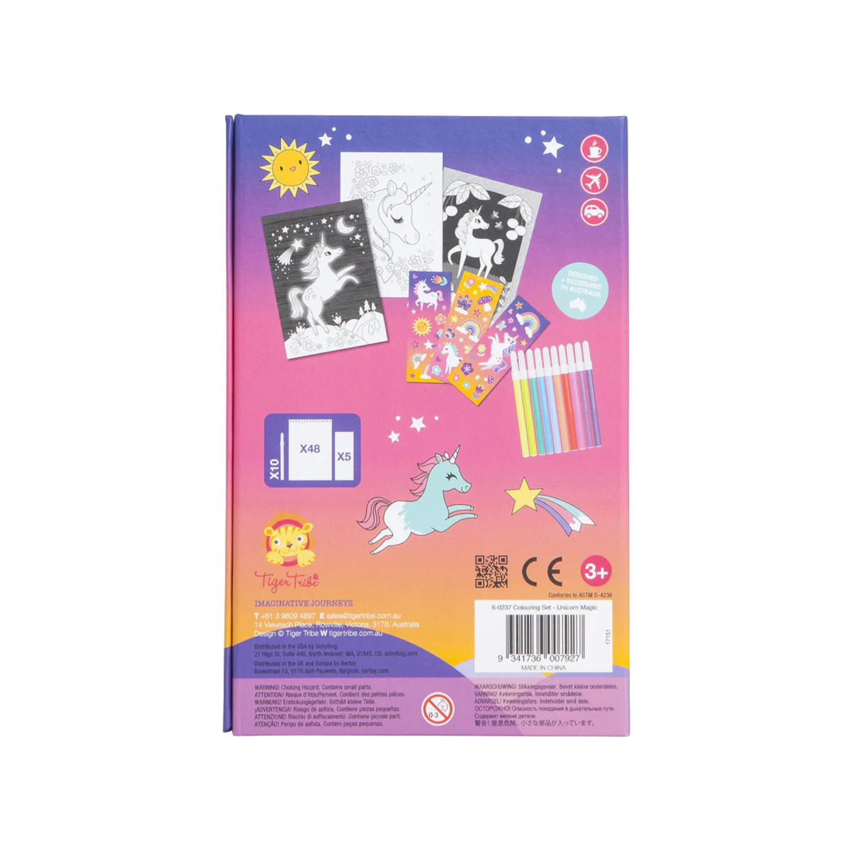 Tiger Tribe Unicorn Colouring Set | Minimax