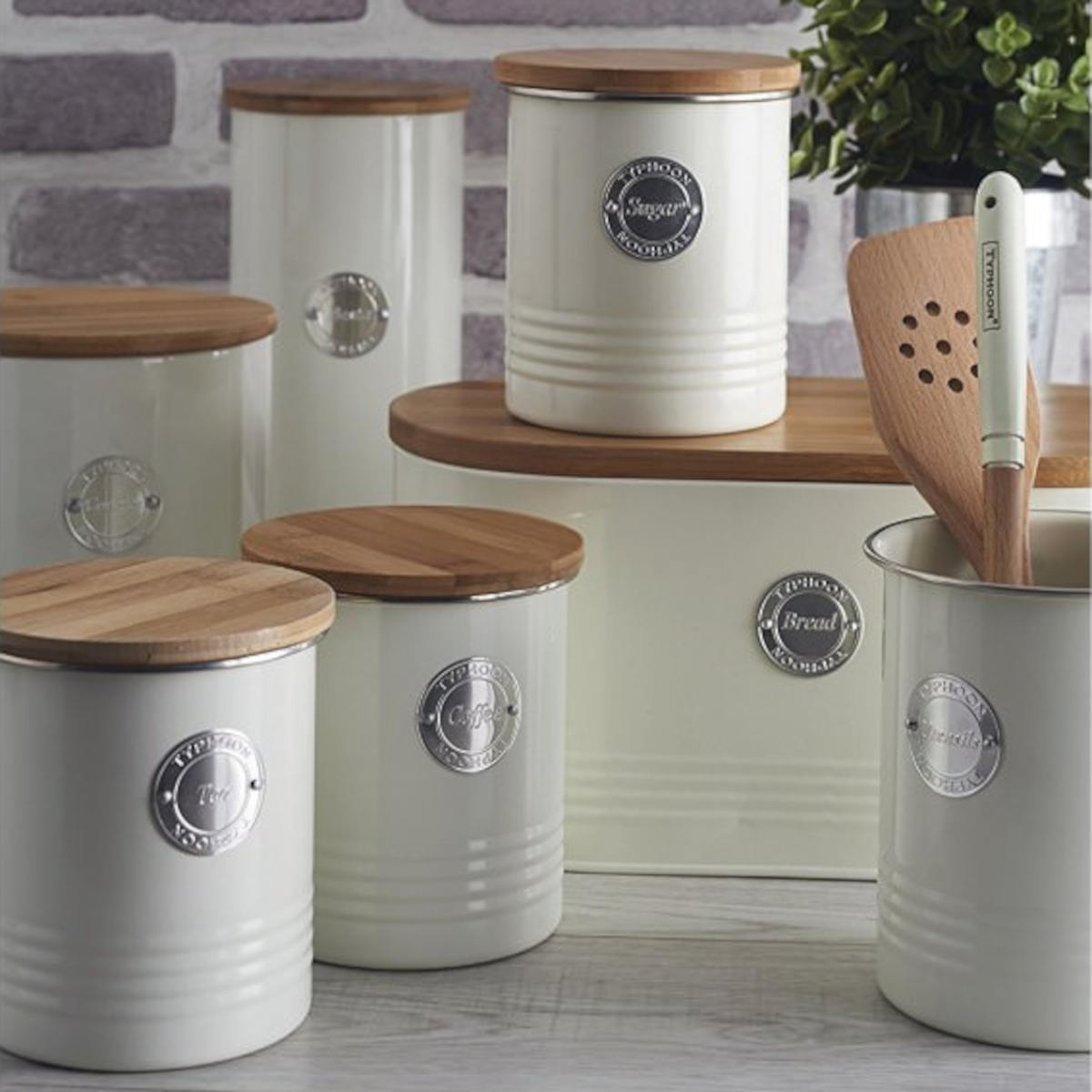 Typhoon Living Sugar Canister Cream 1L | Minimax