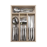Laguiole Andre Verdier Debutant 24 Piece Stainless Steel Cultery Set | Minimax