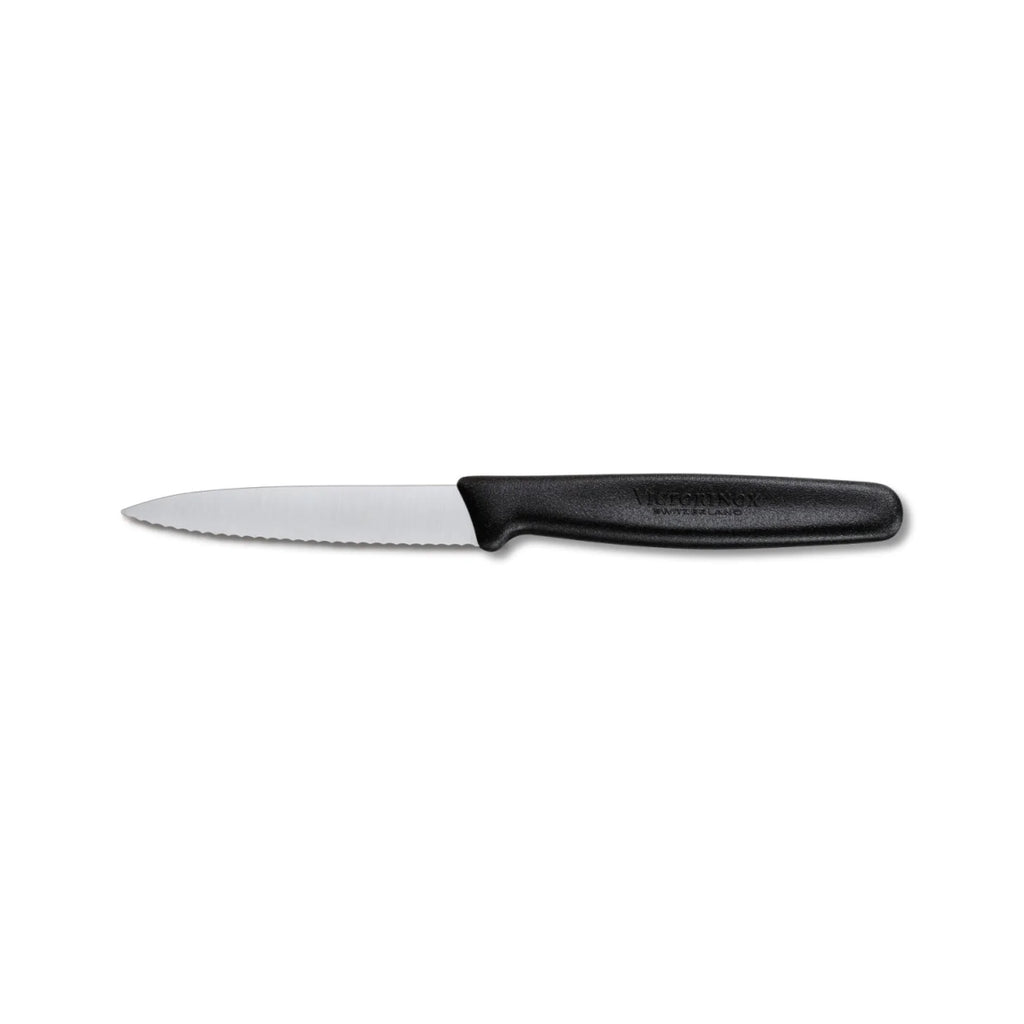 Victorinox Serrated Paring Knife Black 8cm | Minimax