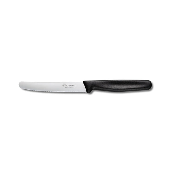 Victorinox Steak Knife with Round Point Black | Minimax