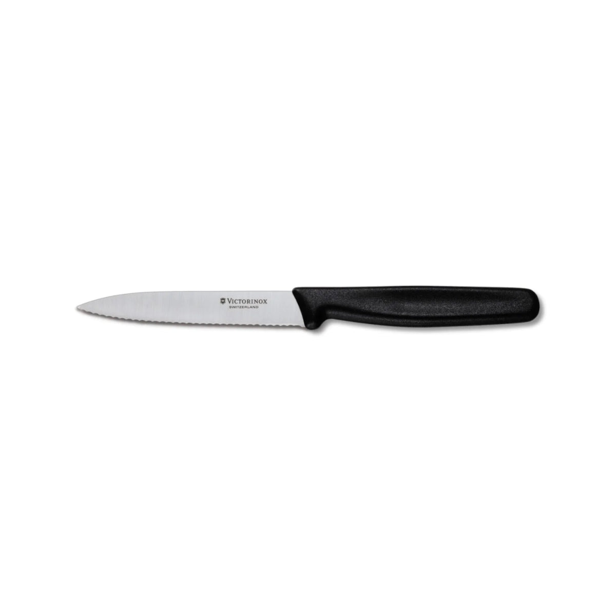 Victorinox Vegetable Serrated Knife Black 10cm | Minimax