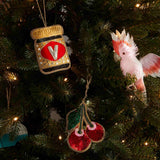 Vixen & Velvet Vegemite Sequin Ornament Gold 9cm | Minimax