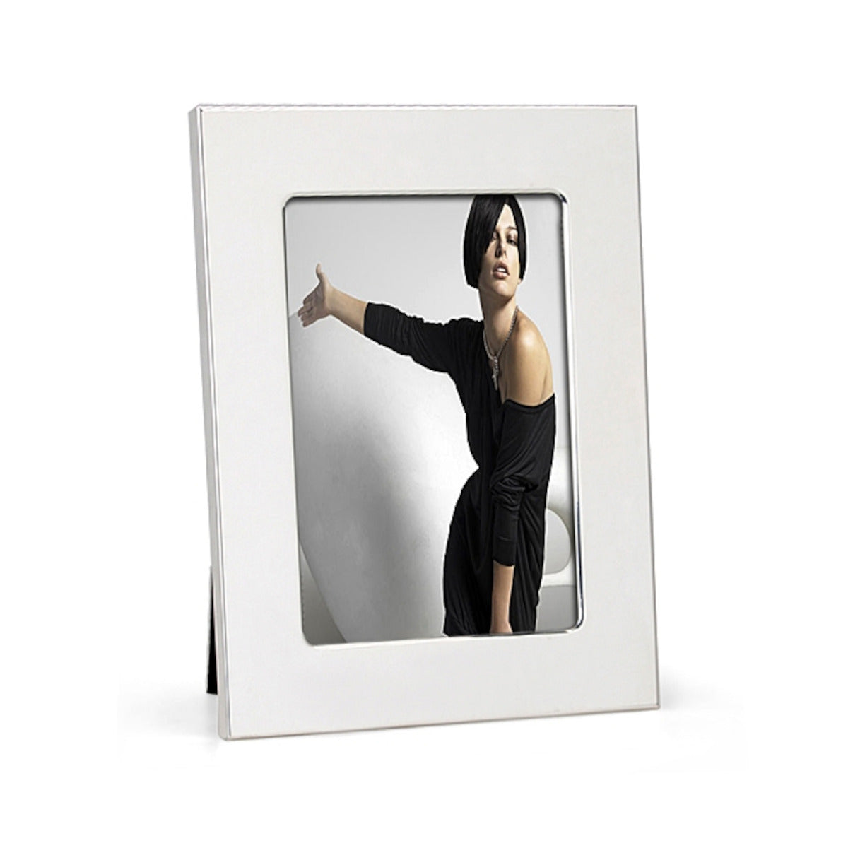 Whitehill Plain Photo Frame Silver 13cm x 18cm | Minimax