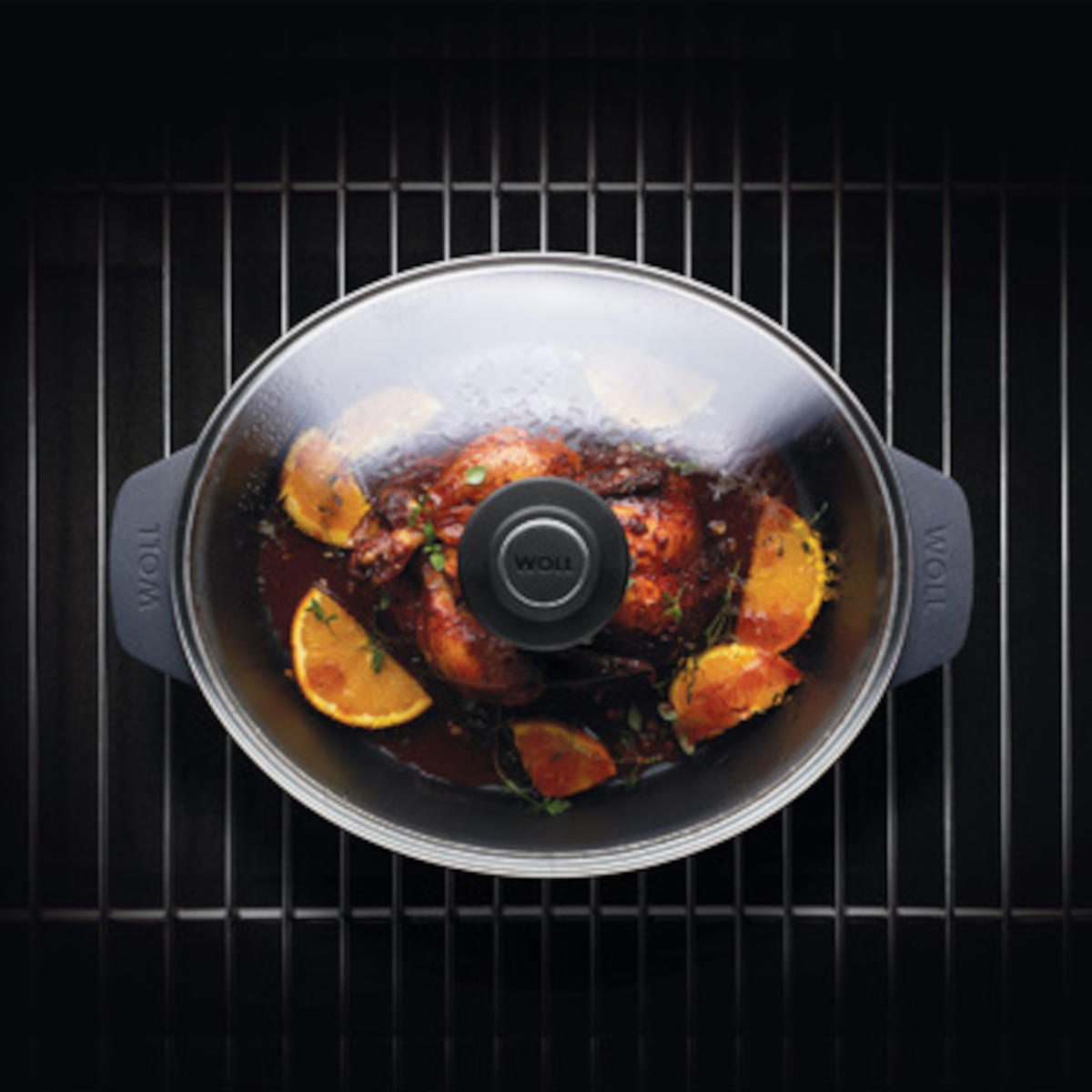 Woll Diamond Lite Induction Oval Roaster with Lid 31cm (6L) | Minimax