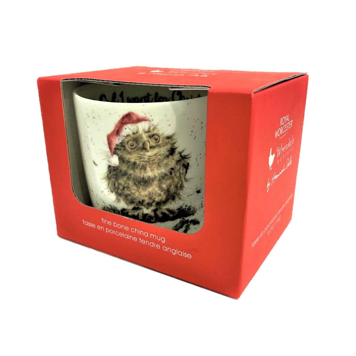 Royal Worcester Wrendale Dachshund Snow Christmas Mug 300ml | Minimax