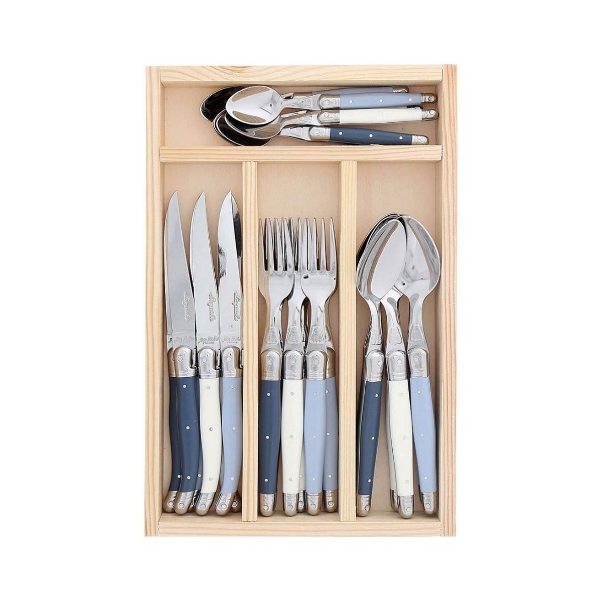 Laguiole Jean Dubost Deluxe Atelier  24 Piece Cutlery Set | Minimax