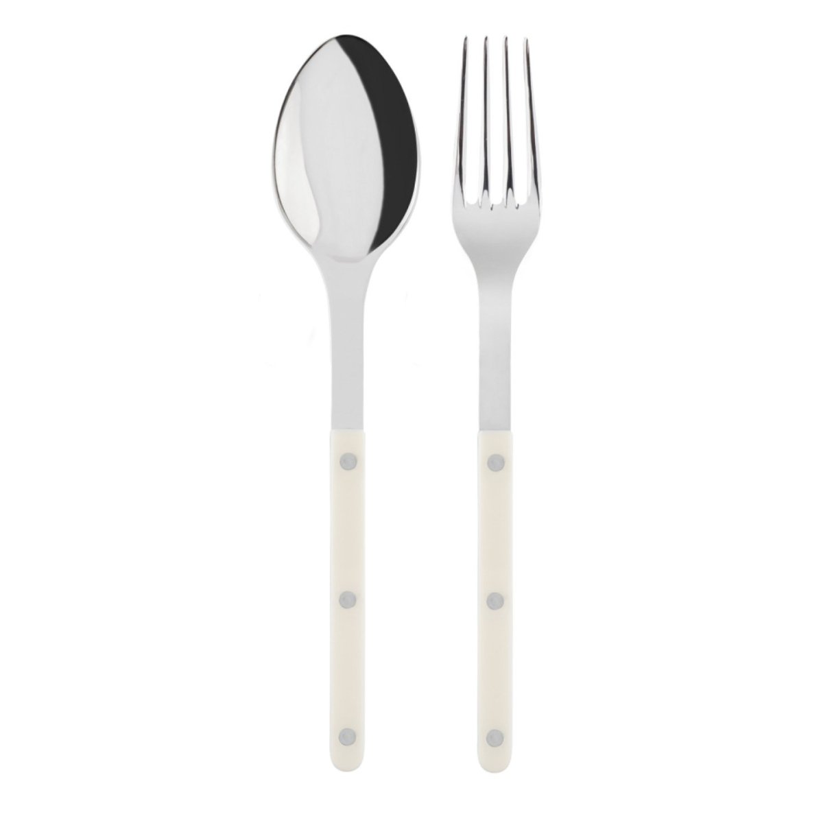 Bistrot Shiny Solid Ivory 10" Serving Set - Minimax