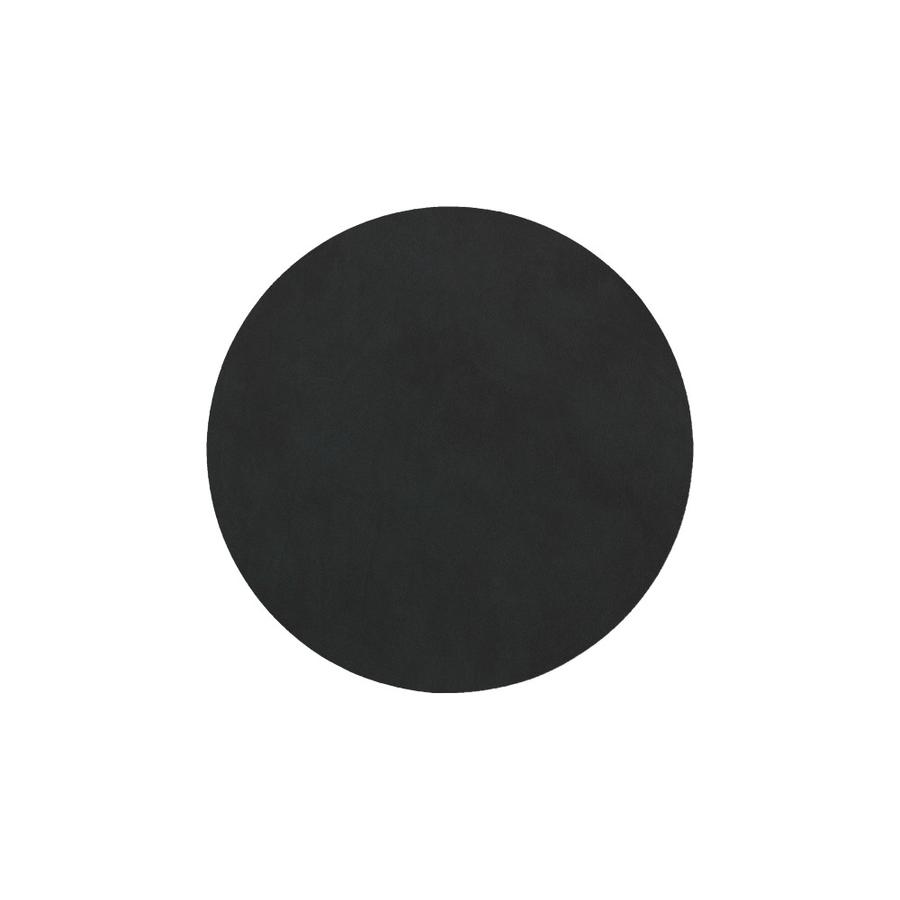 Black 10cm Round Coaster - Minimax