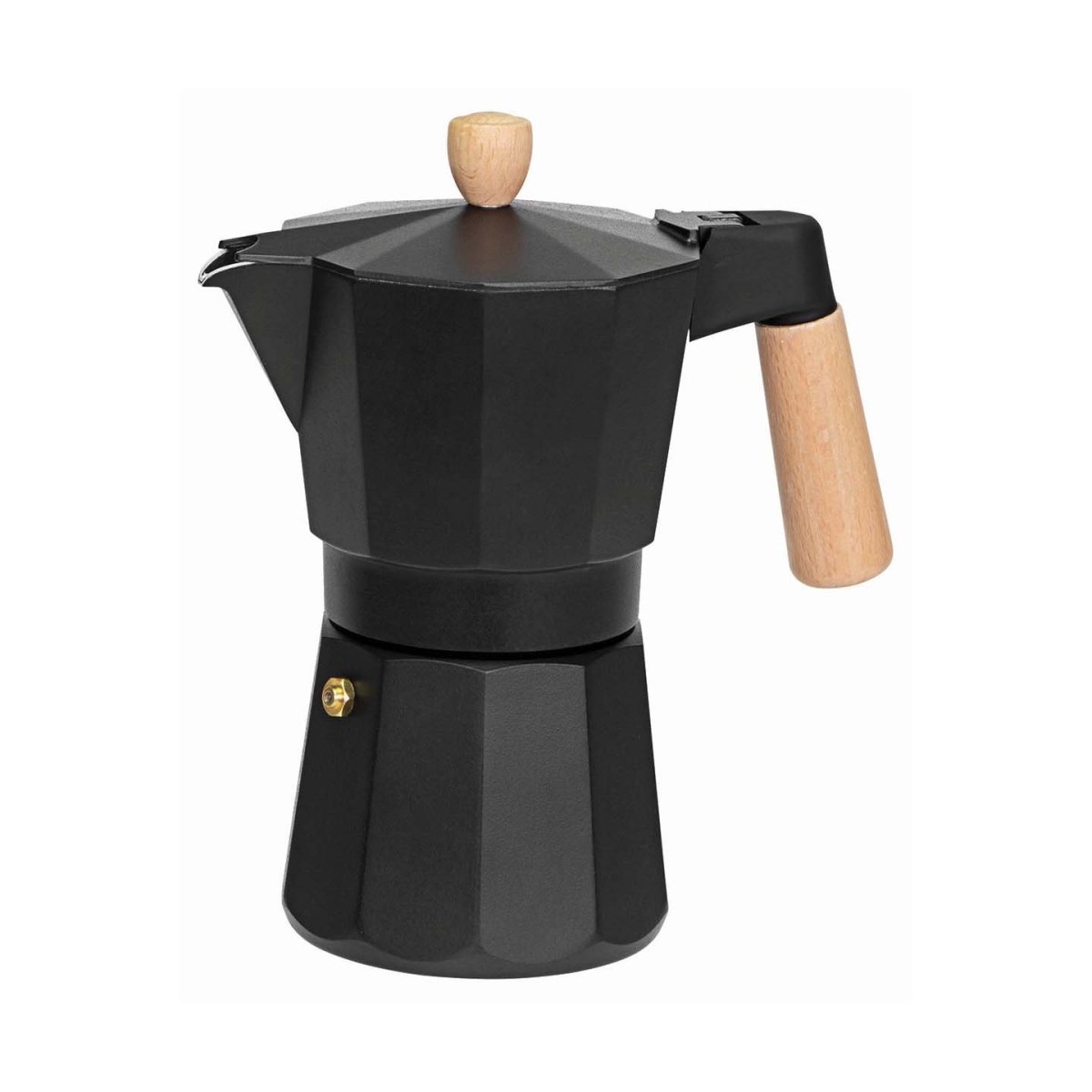 Black 6 Cup Malmo Espresso Maker - Minimax