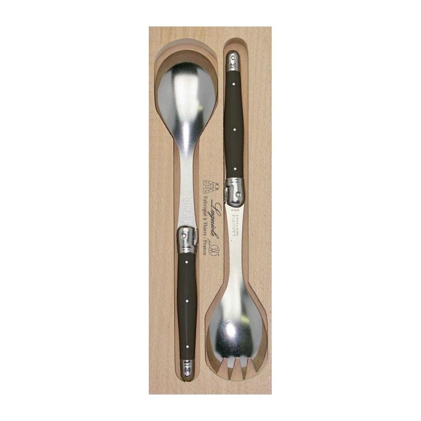 Black Handle Salad Servers - Minimax