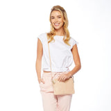 Bowery Nude Pebble Wallet - Minimax