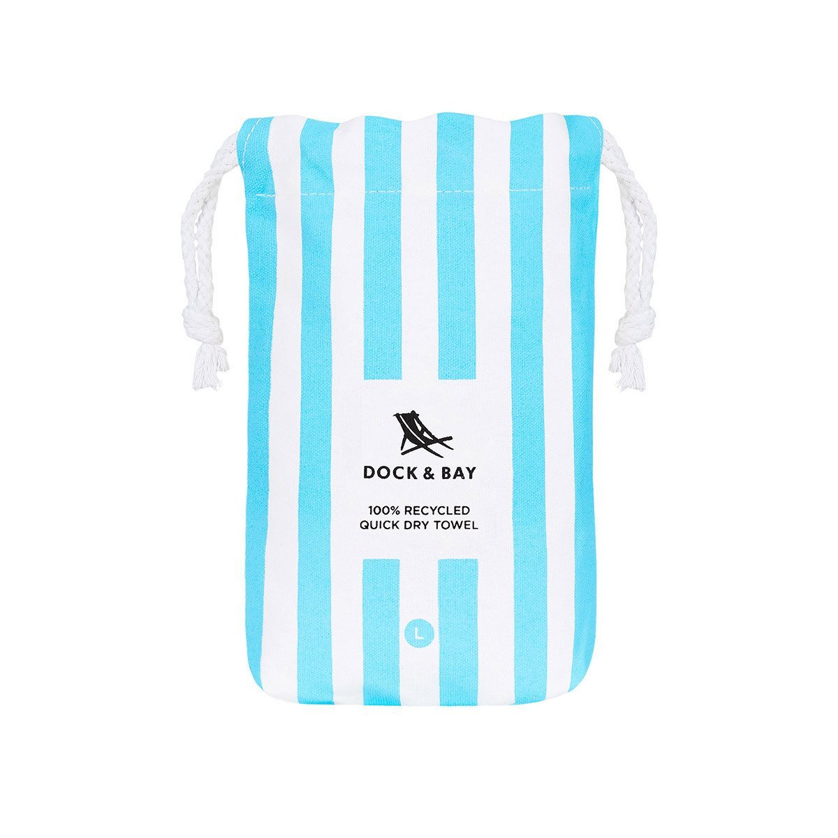 Dock & Bay Cabana Collection Beach Towel Tulum Blue Large | Minimax