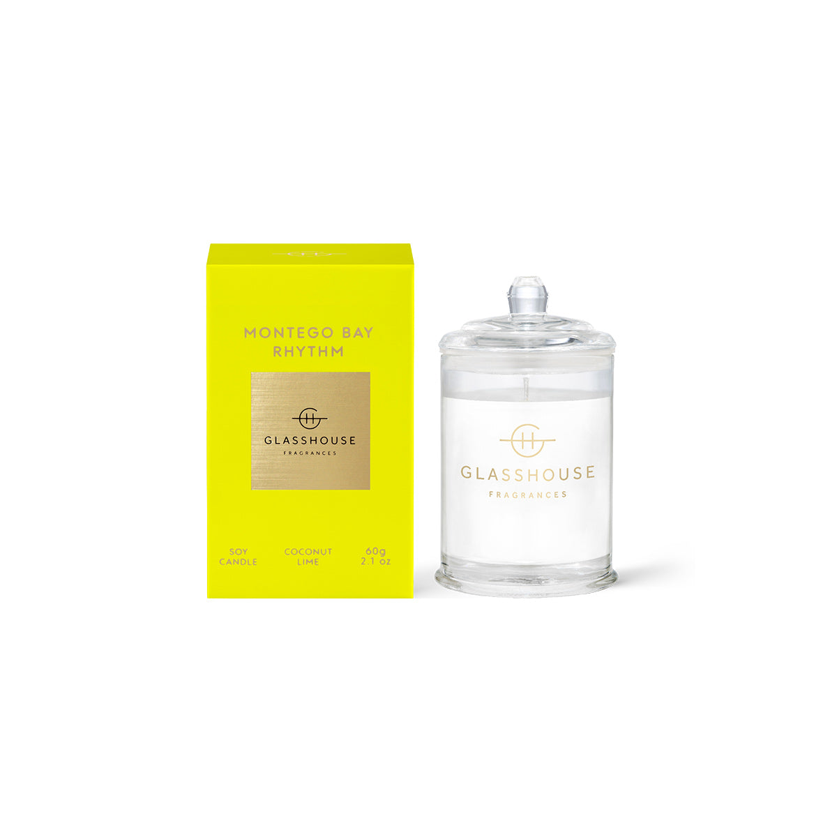 Glasshouse Fragrances Montego Bay Rhythm Candle 60g | Minimax