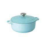 Chasseur Cast Iron Round French Oven Duck Egg Blue 28cm / 6.1 Litre - Minimax