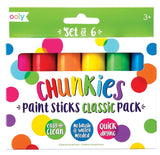 Chunkie Pack of 6 Paint Sticks - Minimax