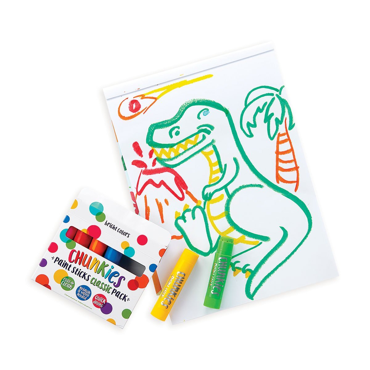 Chunkie Pack of 6 Paint Sticks - Minimax