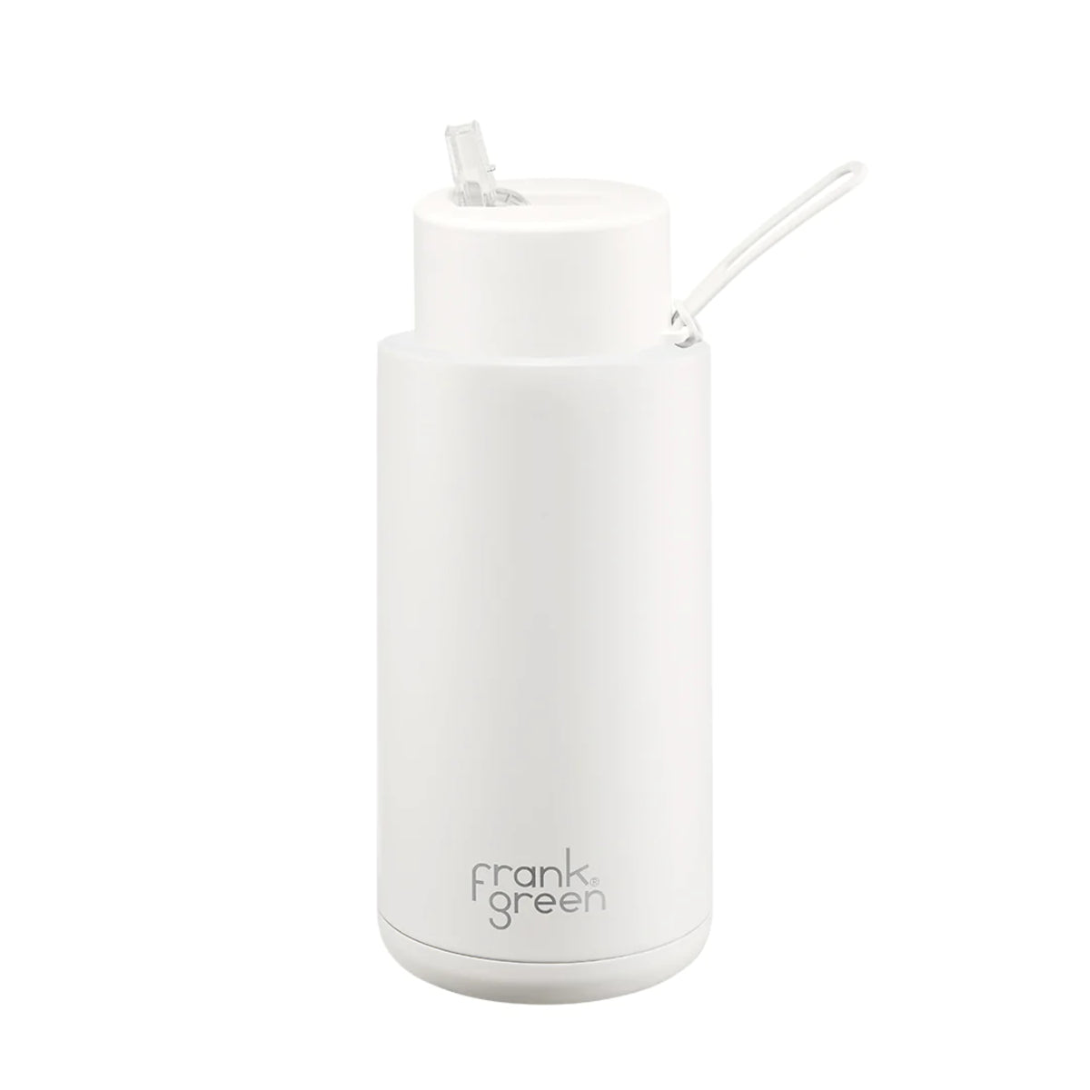 Frank Green Reusable Ceramic Bottle with Straw Lid Cloud 1L | Minimax