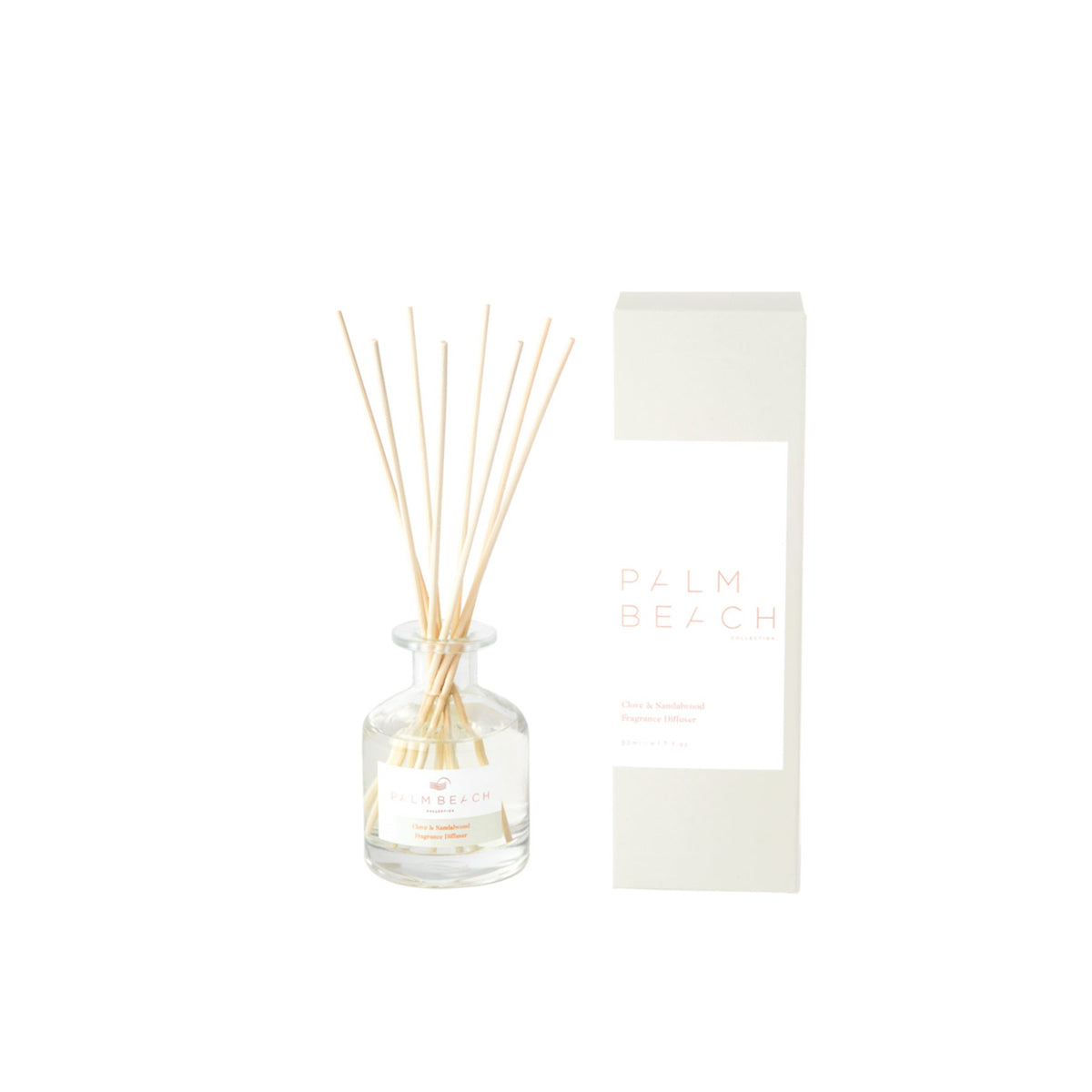 Palm Beach Collection Clove & Sandalwood Mini Diffuser 50ml