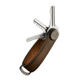 Orbitkey Crazy Horse Leather Key Organiser Brown | Minimax