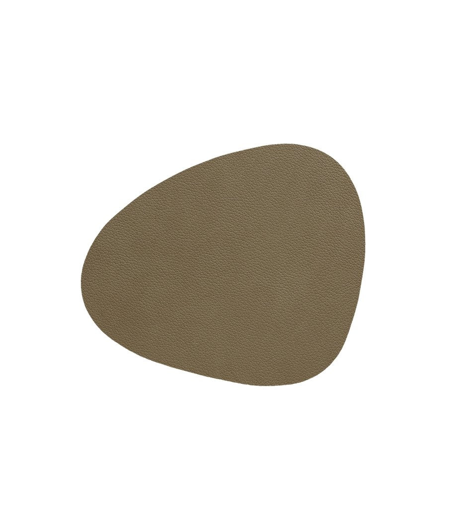 Curve 11 x 13cm Army Green Coaster - Minimax