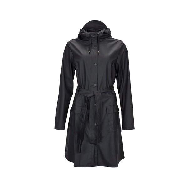 Rains Curve Belt Jacket Black Extra Large | Minimax