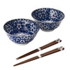 Damizakura Set of 2 Bowls and Chopstick Set - Minimax
