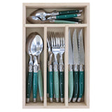 Laguiole Andre Verdier Debutant Cutlery Set Forest 24 Piece | Minimax
