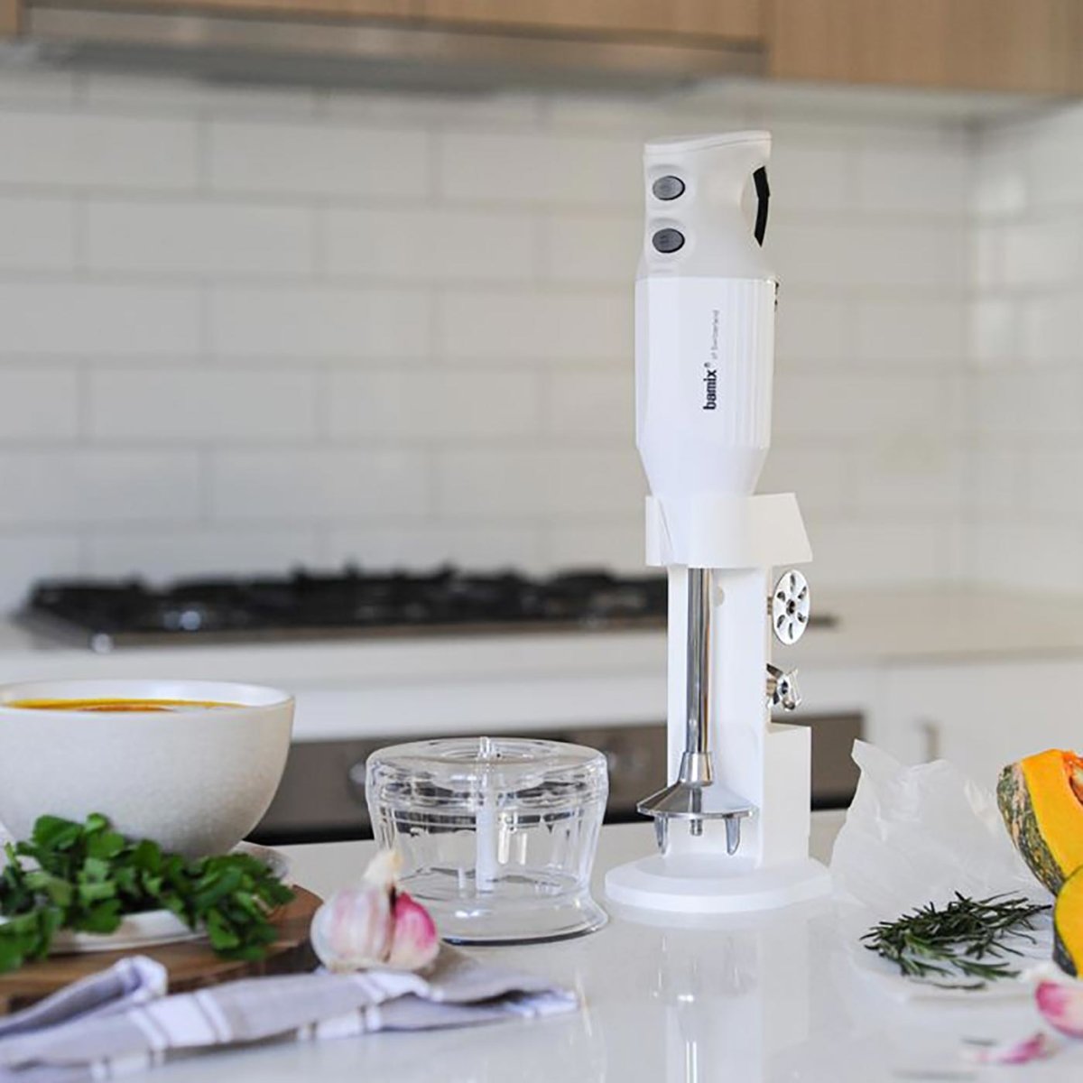 Deluxe Immersion Stick Blender 180w White - Minimax