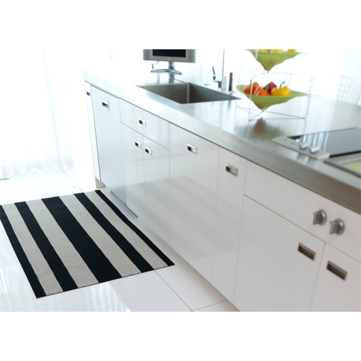 Doormat Bold Stripe - Black/White - Minimax