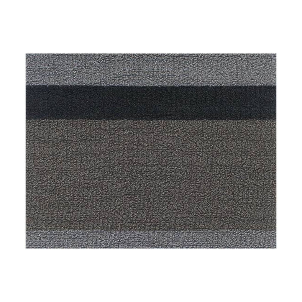Doormat Bold Stripe Silver/Black 46x71 - Minimax