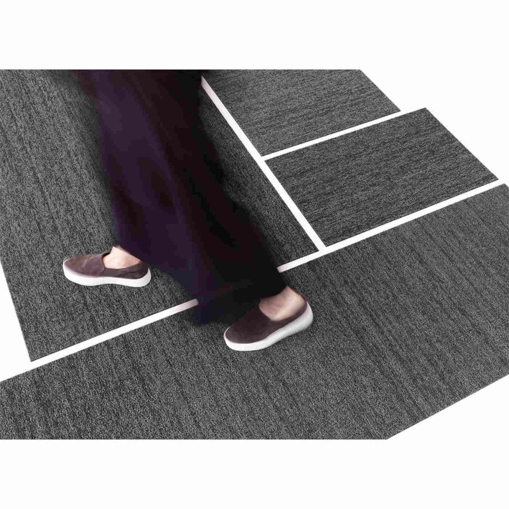 Doormat Heathered Grey 46x71cm - Minimax