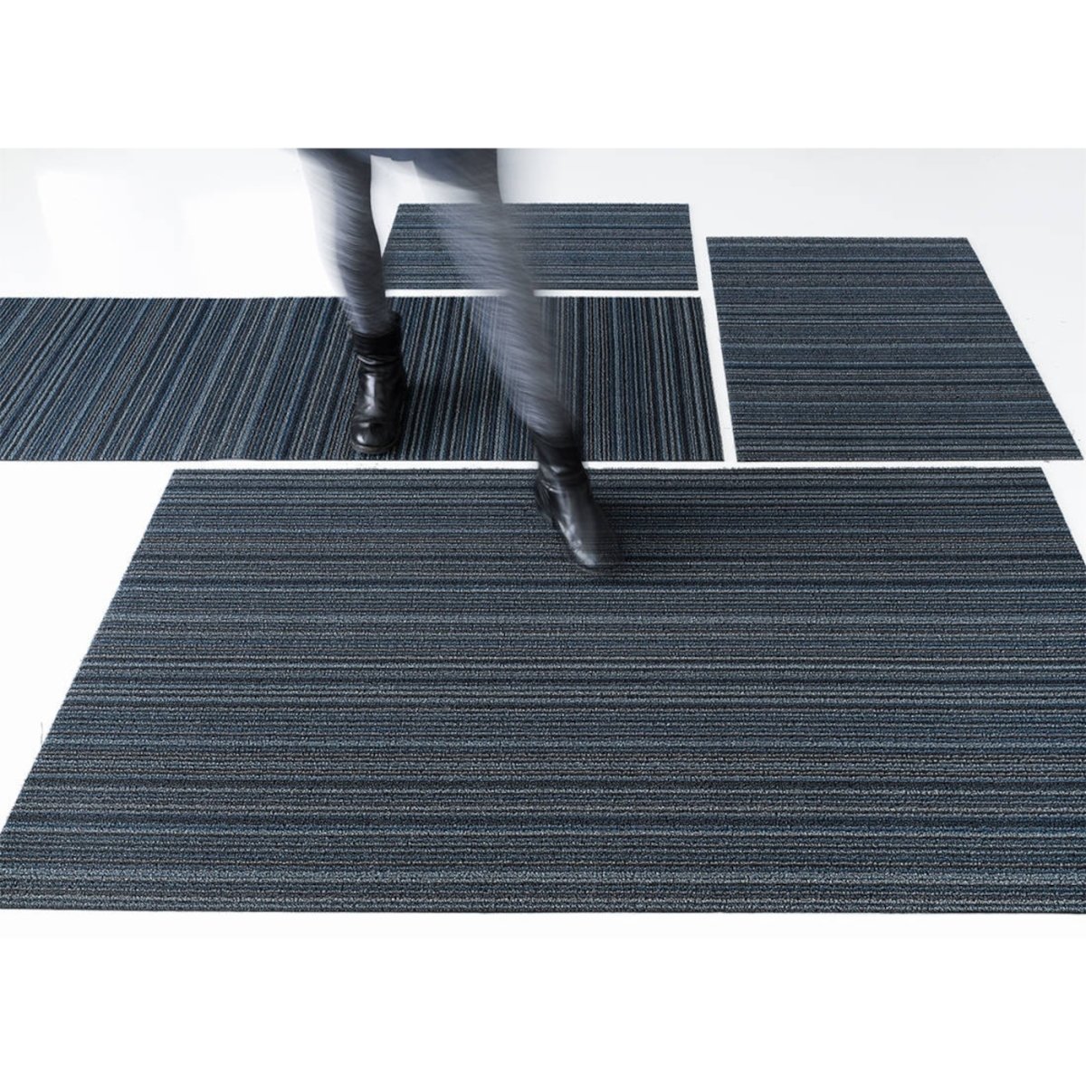 Doormat Skinny Stripe Blue 46x71 - Minimax