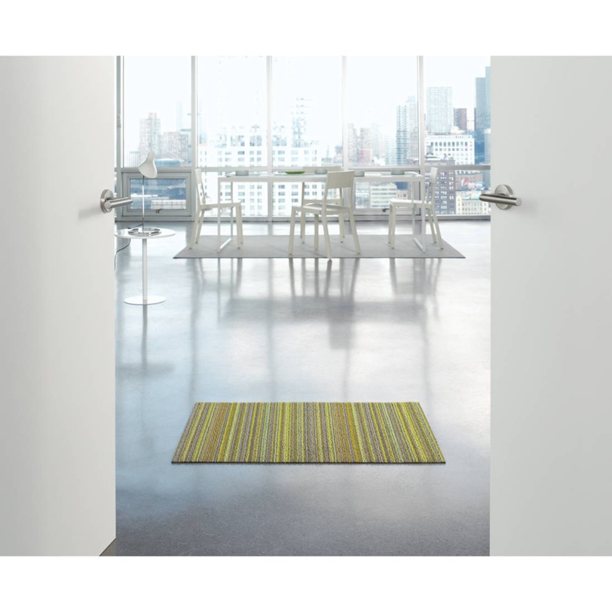 Doormat Skinny Stripe Citron 46x71 - Minimax