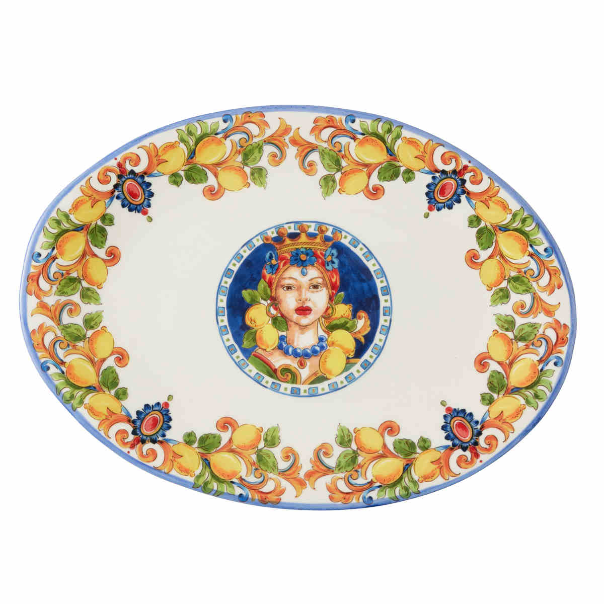 Ceramica Cuore Donna Oval Platter 38cm | Minimax