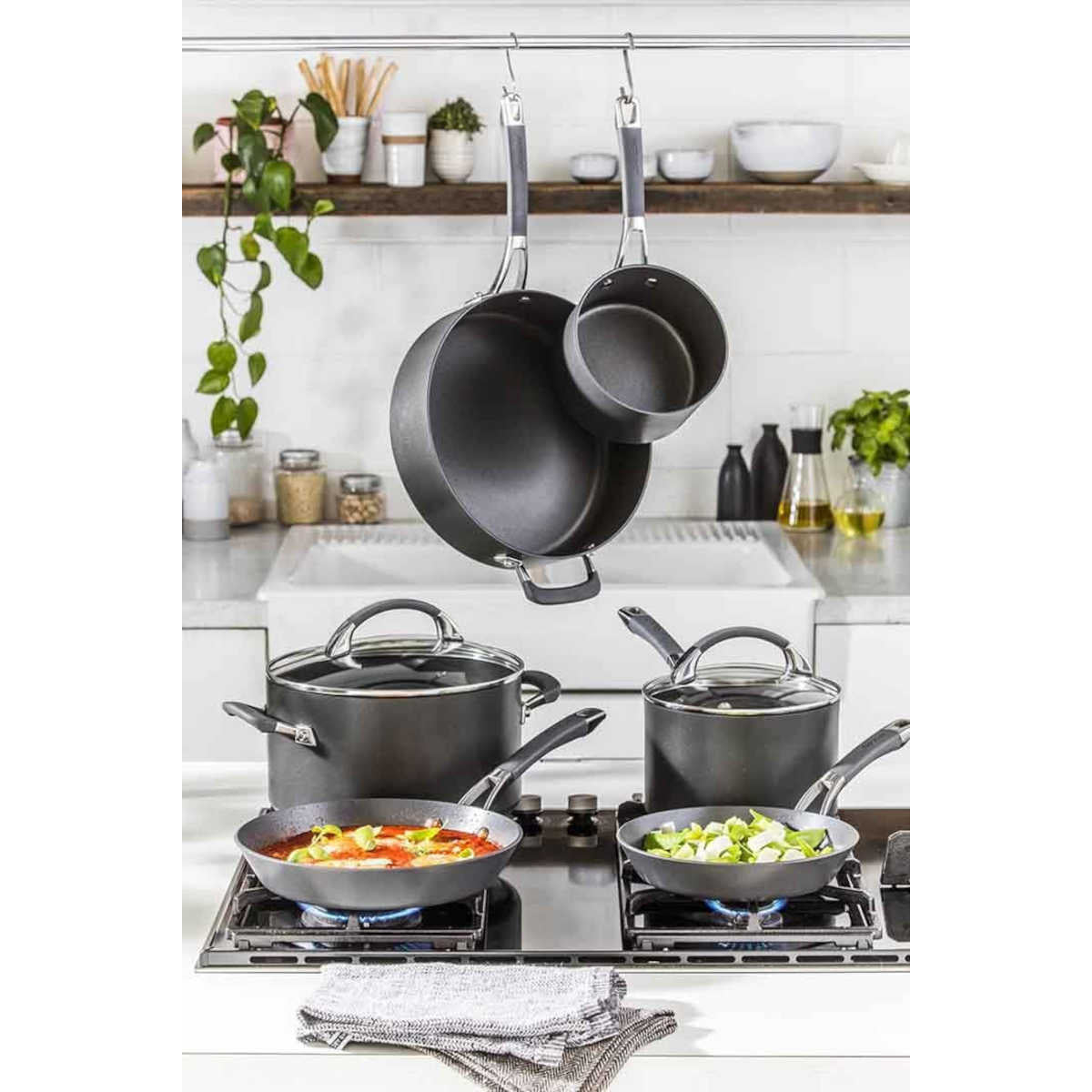 Anolon Endurance+ Nonstick Cookware Set 6 Piece | Minimax