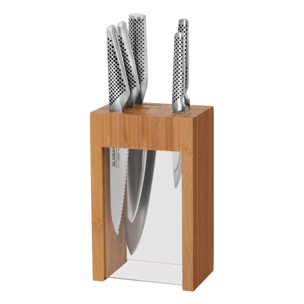 Global 6 Piece Osaka Knife Block Set Minimax
