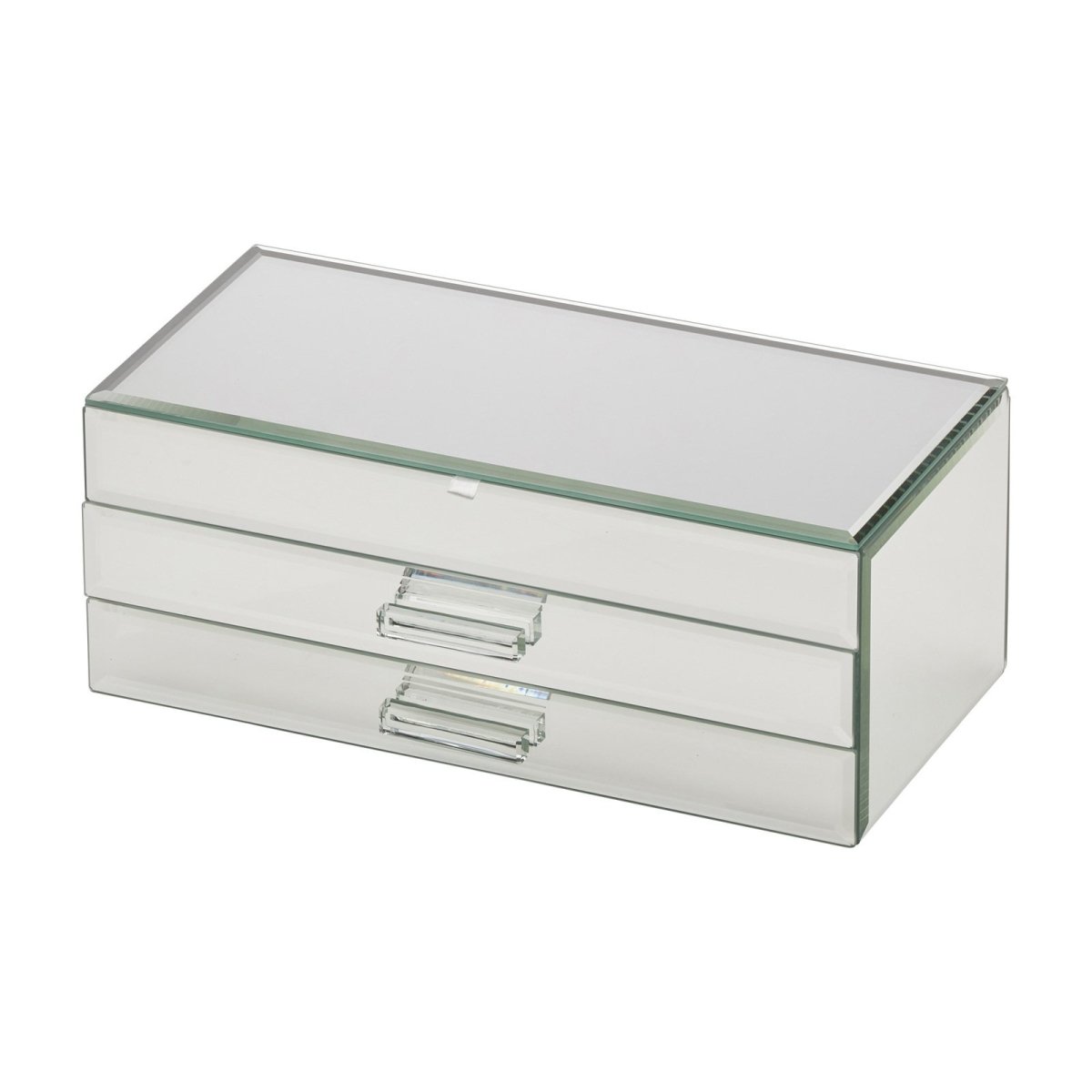 One Six Eight London Gabriella Mirror Jewellery Box with Drawers Large | Minimax