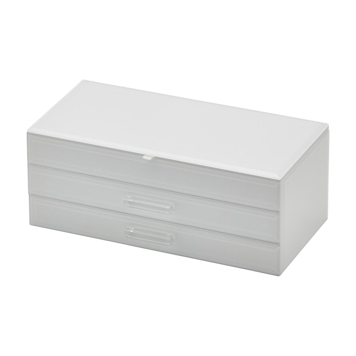 One Six Eight London Gabriella Jewellery Box with Drawers White Large | Minimax