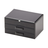 One Six Eight London Gabriella Jewellery Box with Drawers Black Medium | Minimax