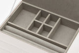 One Six Eight London Gabriella Jewellery Box with Drawers White Medium | Minimax