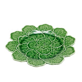 Bordallo Pinheiro Geranium Charger Plate Green 33cm | Minimax
