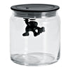 Gianni Small Black Glass Canister - Minimax