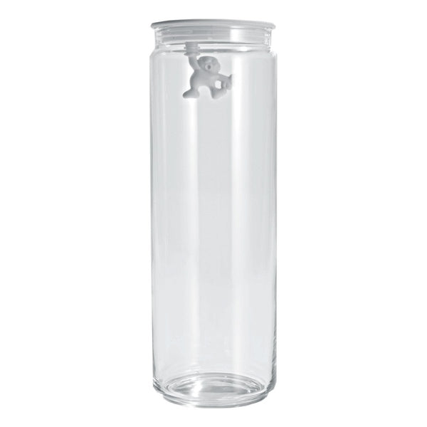 Gianni White Large Glass Jar - Minimax