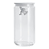 Gianni White Medium Glass Jar - Minimax