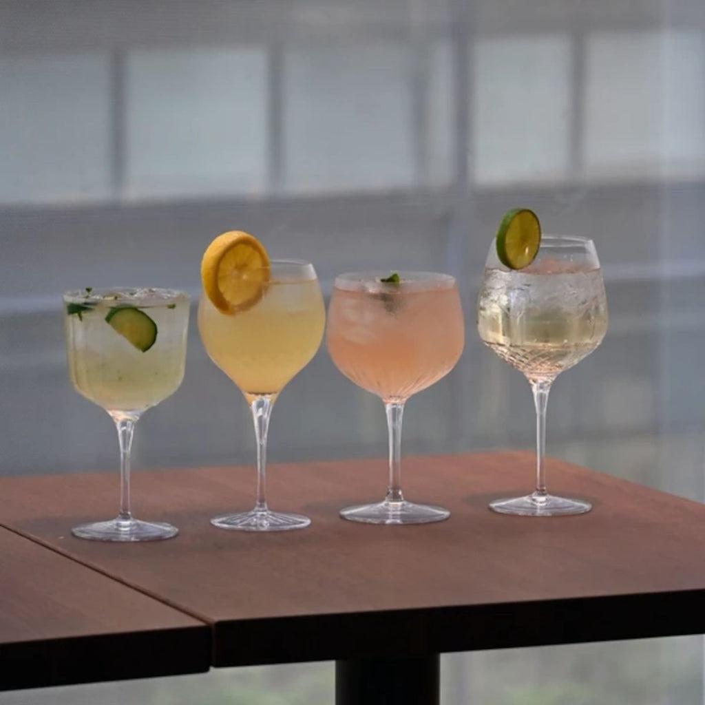 Luigi Bormioli Gin Glass Selection Set of 4 | Minimax