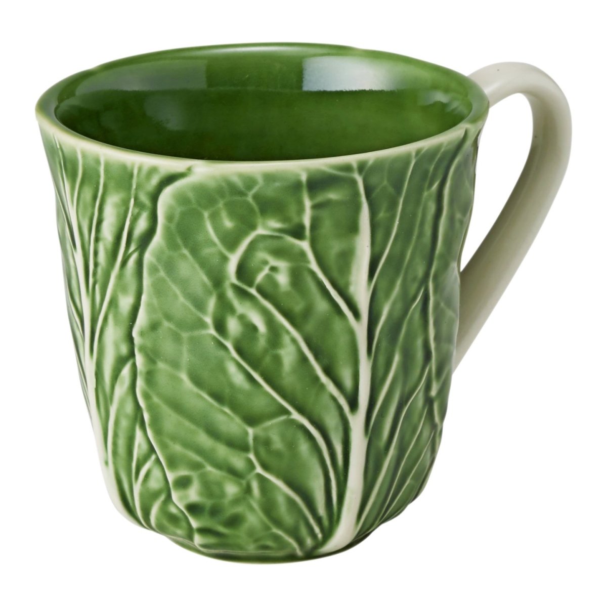 Bordallo Pinheiro Green Cabbage Mug 500ml | Minimax