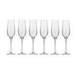 Krosno Harmony Champagne Glasses 180ml (Set of 6) | Minimax