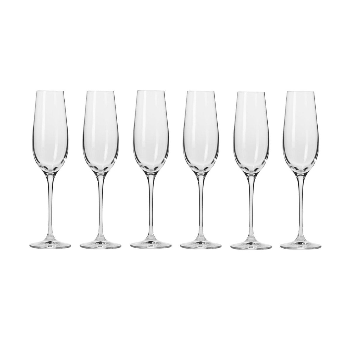 Krosno Harmony Champagne Glasses 180ml (Set of 6) | Minimax