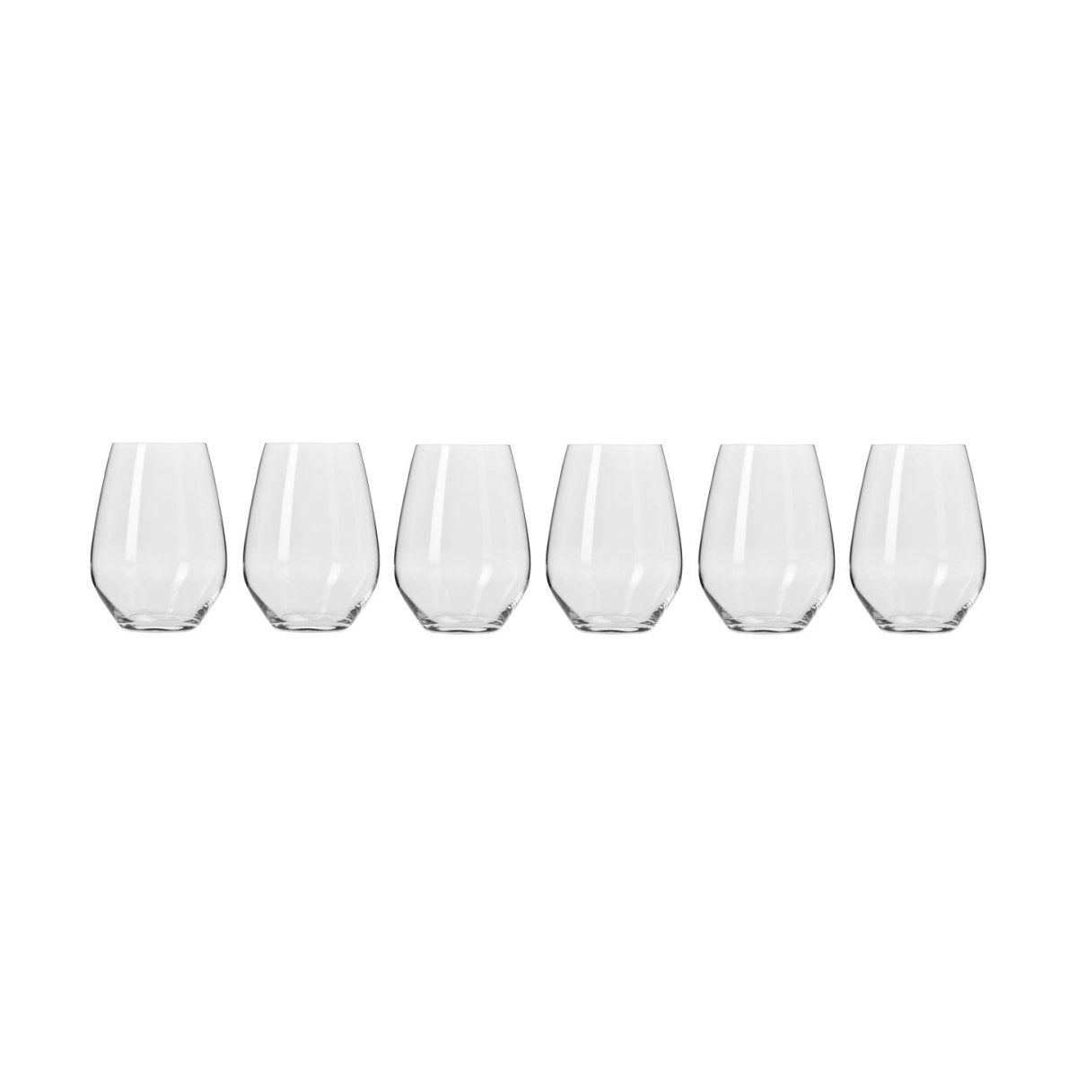 Krosno Harmony Stemless Wine Glasses 540ml (Set of 6) | Minimax